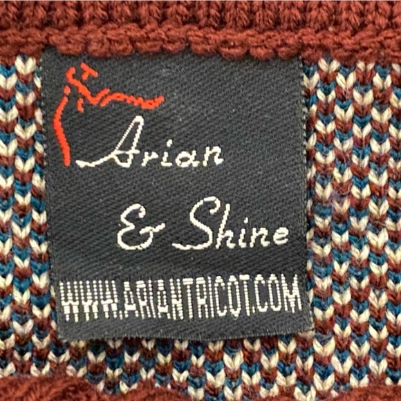 Arian & Shine Soft Wool Mock Neck Boho Poncho With Fringe - Picture 8 of 11